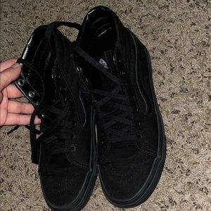 Black high top vans